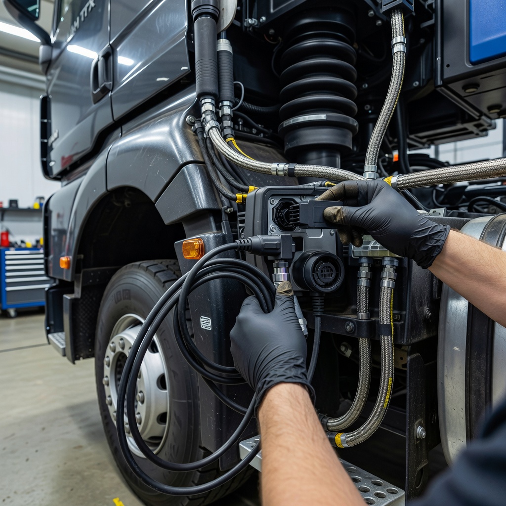 MAN HydroDrive кардан illustration for Диагностика ошибок ABS на MAN TGX с гидропневмат